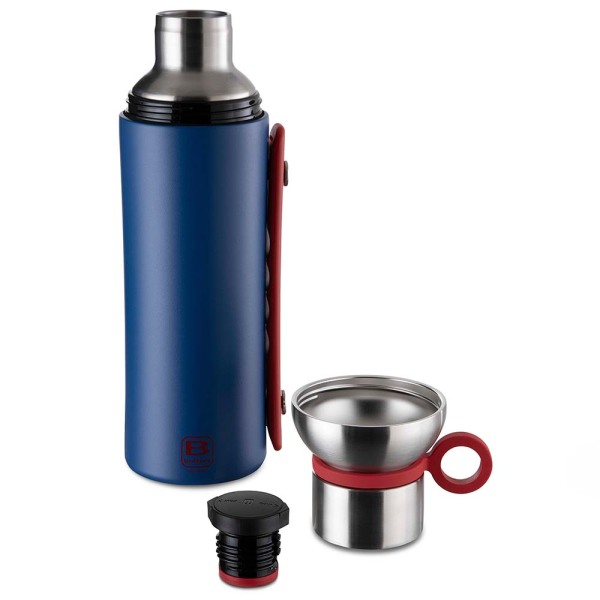 Bugatti Termo Taşıma Kulplu Paslanmaz Çelik Mavi Termos 1500Ml - 2