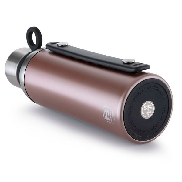 Bugatti Termo Taşıma Kulplu Paslanmaz Çelik Rose Gold Termos 1500Ml - 4