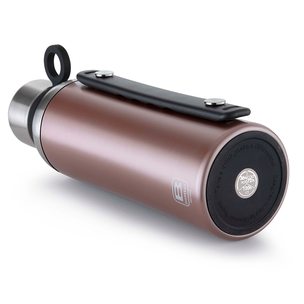 Bugatti Termo Taşıma Kulplu Paslanmaz Çelik Rose Gold Termos 1500Ml - 4
