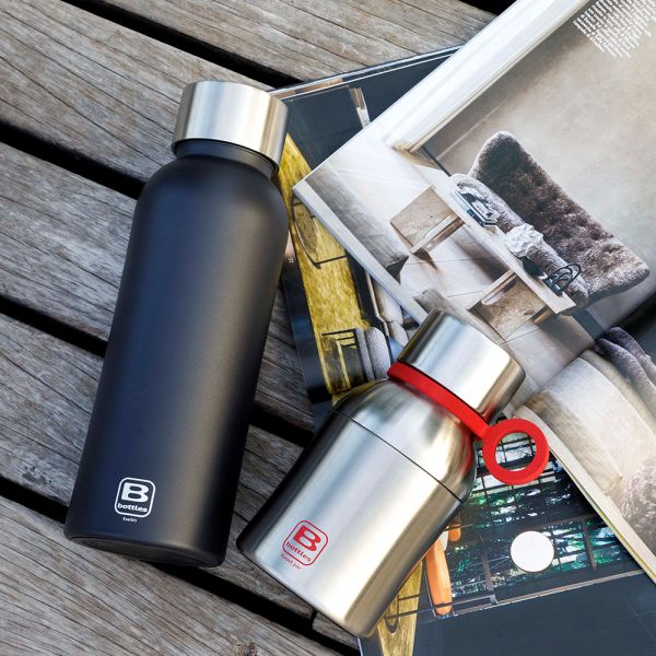 Bugatti Twin Paslanmaz Çelik Antrasit Rengi Termos 1500Ml - 3