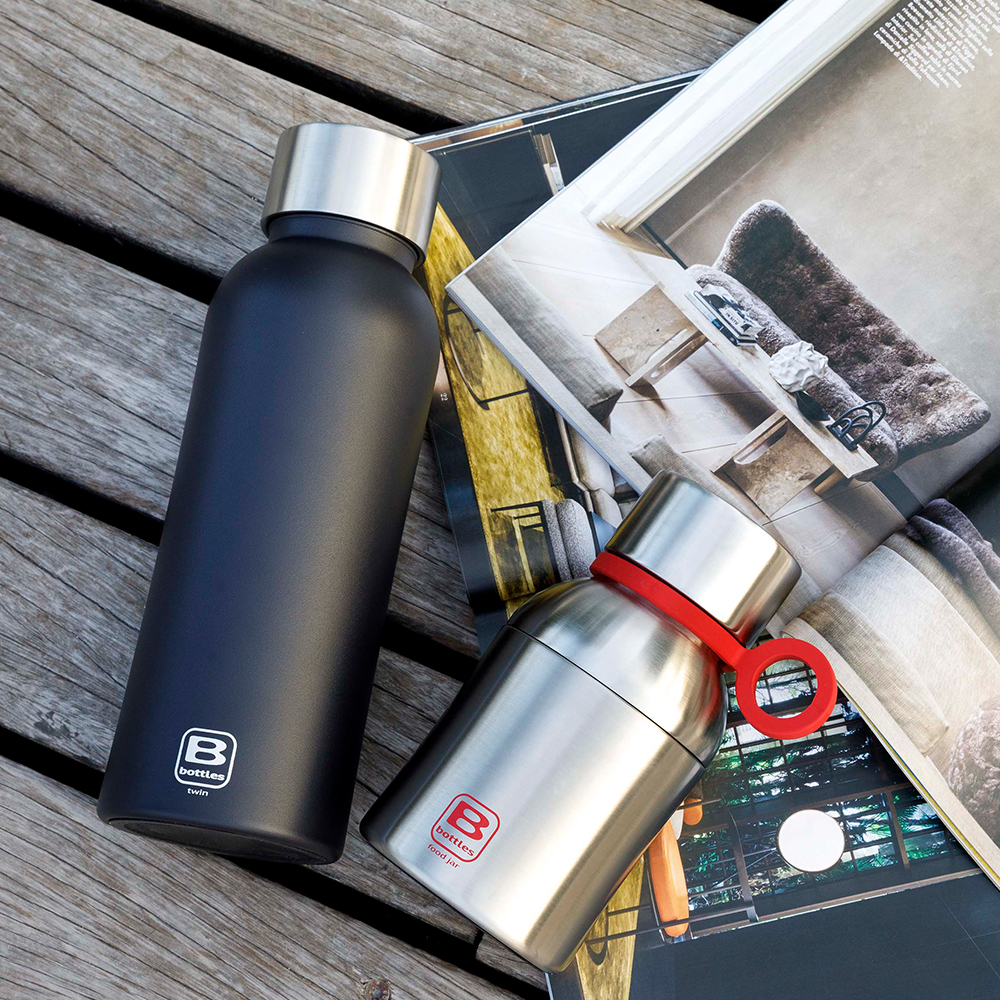 Bugatti Twin Paslanmaz Çelik Antrasit Rengi Termos 1500Ml - 3