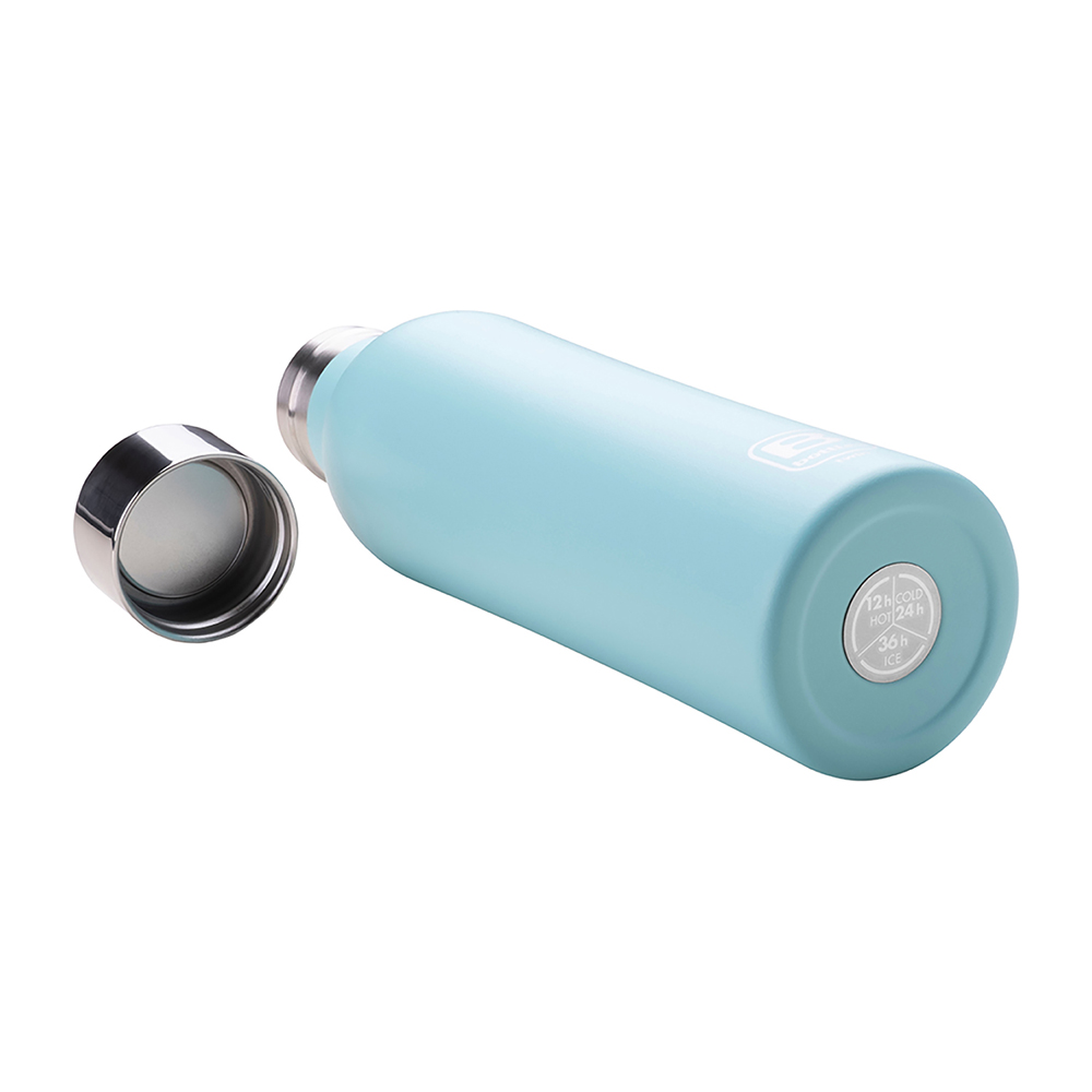 Bugatti Twin Paslanmaz Çelik Aqua Mavi Termos 500Ml - 2