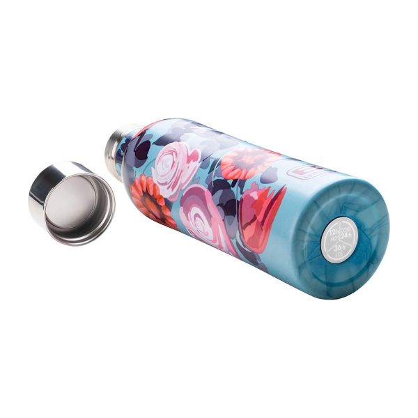 BUGATTI - Bugatti Twin Paslanmaz Çelik Çiçek Desenli Termos 500Ml (1)