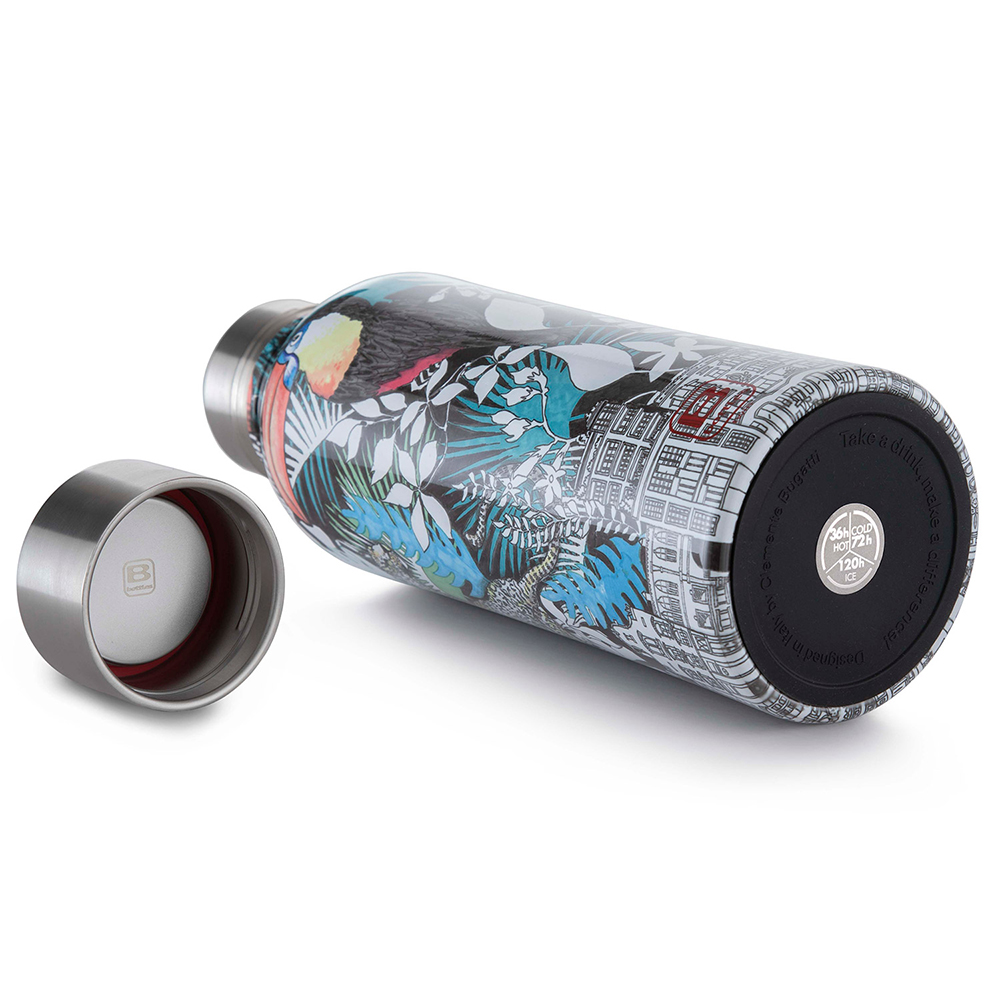 Bugatti Twin Paslanmaz Çelik La Vılle Desenli Termos 1500Ml - 3