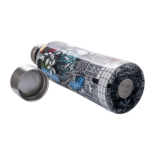 Bugatti Twin Paslanmaz Çelik La Vılle Desenli Termos 500Ml - 3