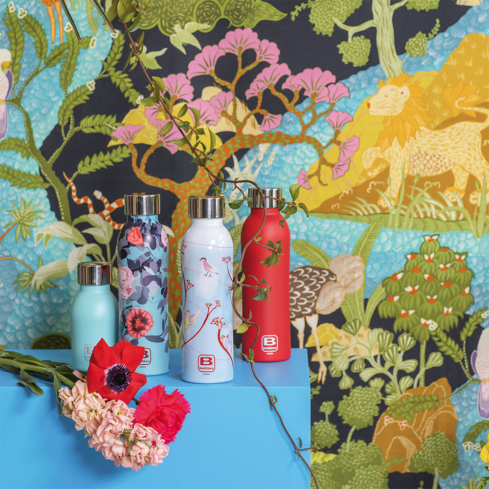 Bugatti Twin Paslanmaz Çelik Mat Kırmızı Termos 500Ml - 2