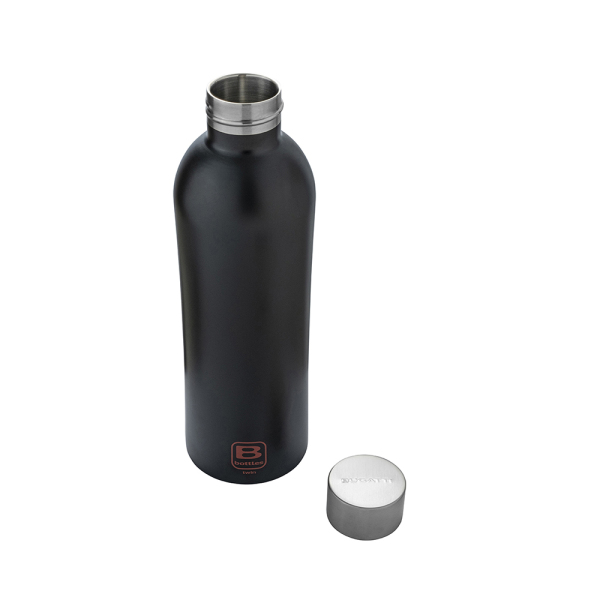 Bugatti Twin Paslanmaz Çelik Mat Siyah Rengi Termos 800 Ml - 3