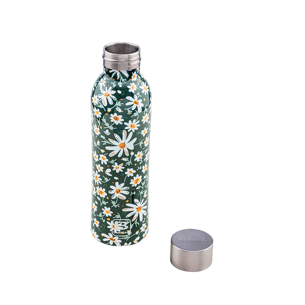 Bugatti Twin Paslanmaz Çelik Papatya Desenli Termos 500Ml - 3