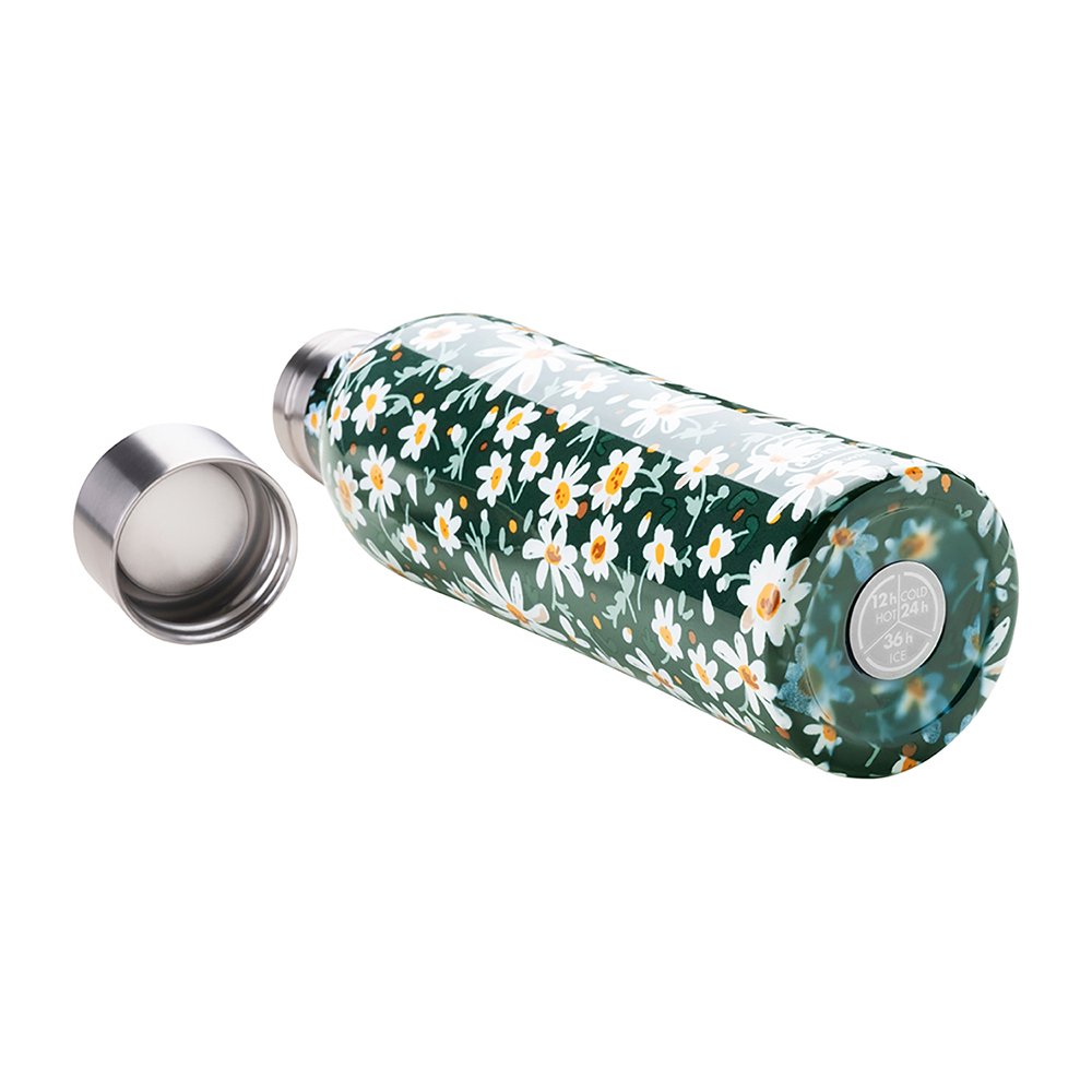 Bugatti Twin Paslanmaz Çelik Papatya Desenli Termos 500Ml - 2