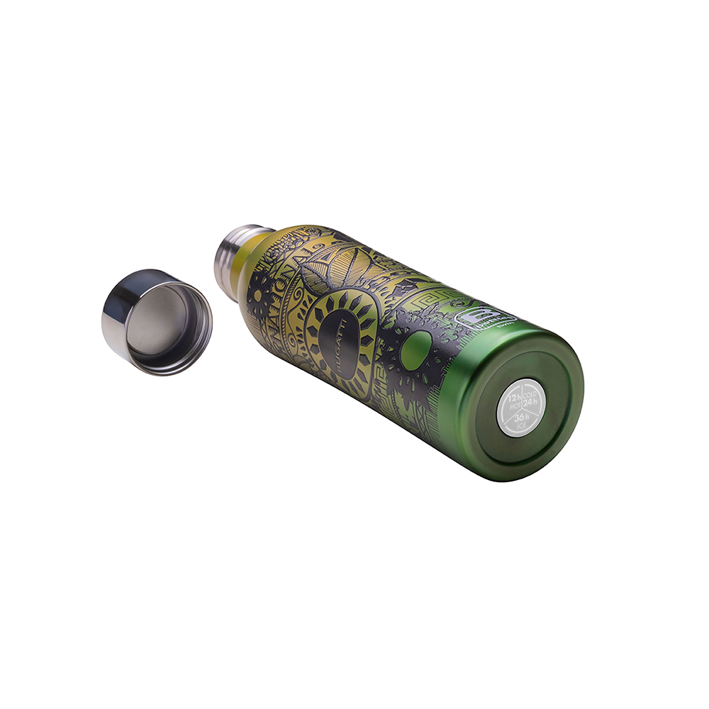 Bugatti Twin Paslanmaz Çelik Sublıme Braıd Desenli Termos 500Ml - 4