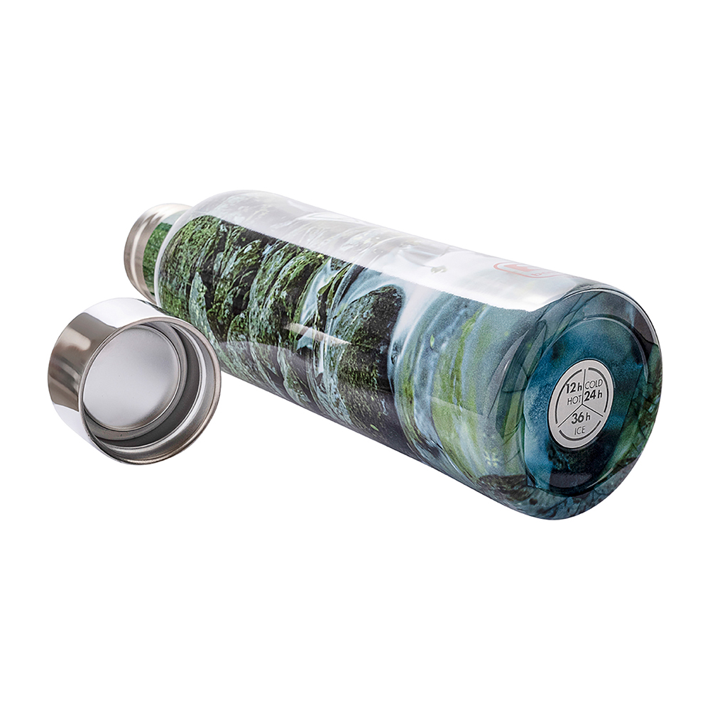 Bugatti Twin Paslanmaz Çelik Terra Desenli  Termos 500Ml - 2