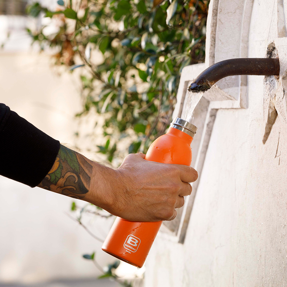 Bugatti Twin Paslanmaz Çelik Turuncu Termos 500Ml - 2