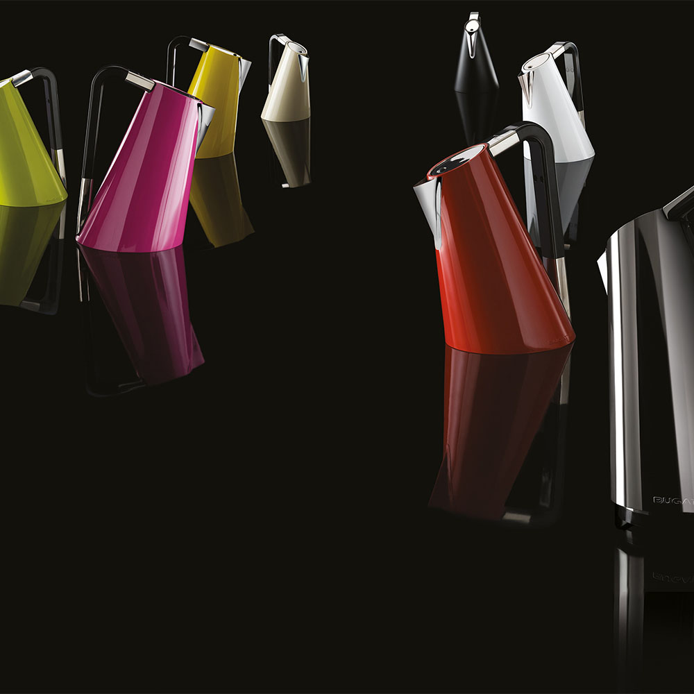 Bugatti Vera Elektronik Sıcaklık Ayarlı Parlak Kırmızı Su Isıtıcısı - 3