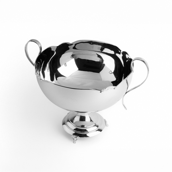 Dekoratif Büyük Boy Ayaklı Paslanmaz Çelik Gondol 28 cm