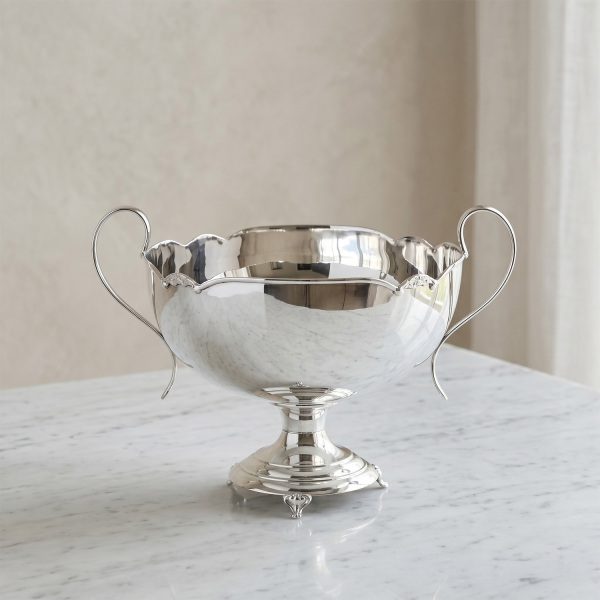 Dekoratif Büyük Boy Ayaklı Paslanmaz Çelik Gondol 28 cm (1)