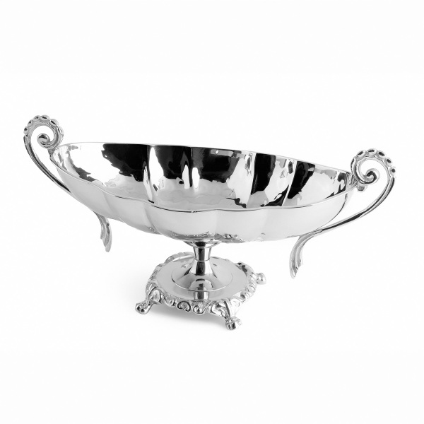 Dekoratif Klasik Kulplu Ayaklı Paslanmaz Çelik Gondol