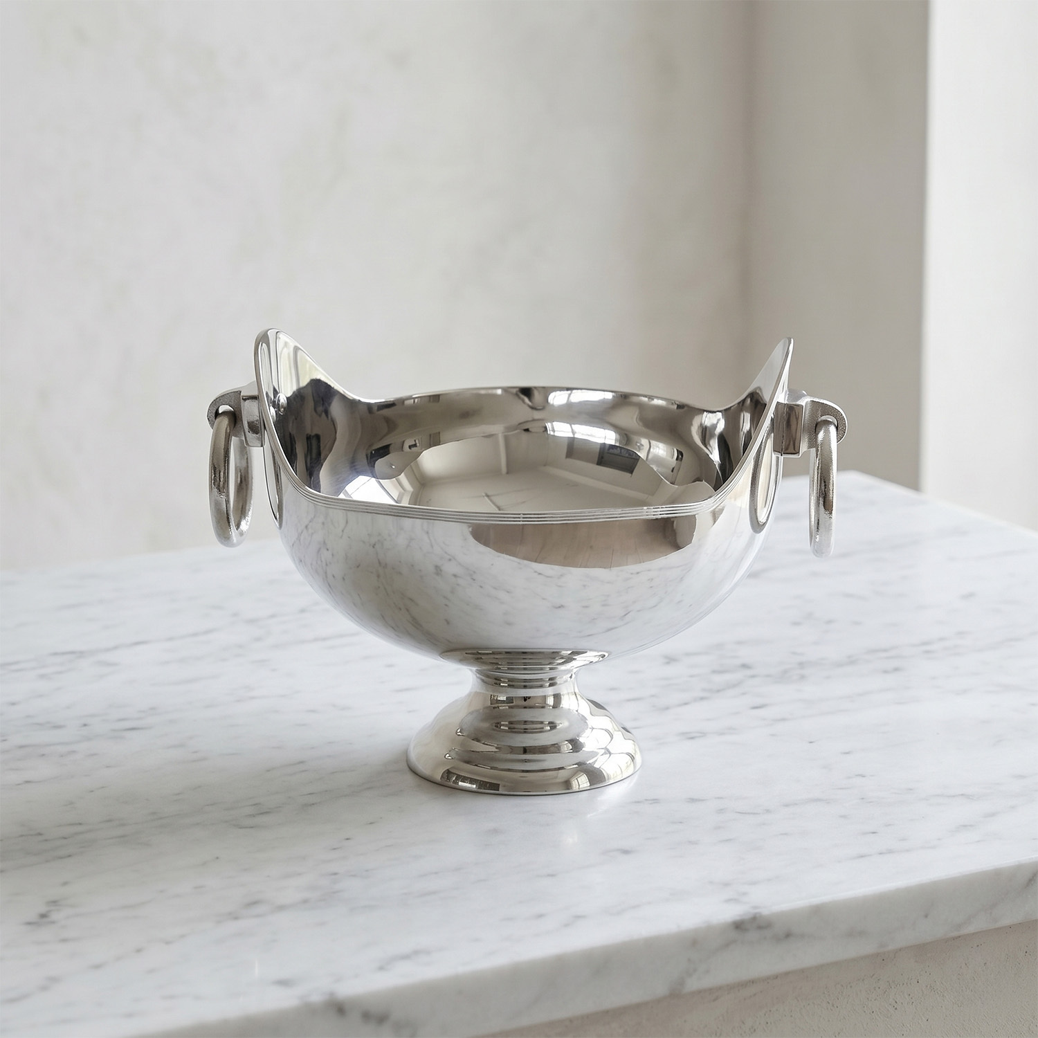 Dekoratif Paslanmaz Çelik Büyük Ayaklı Gondol 36 cm - 3