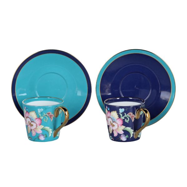 Elysia Bone 2li Kahve Fincani Seti 80ml (1)