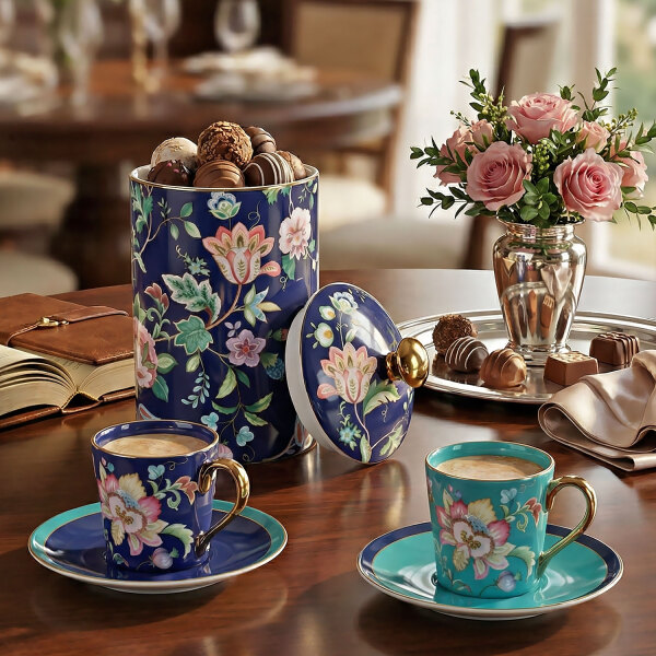 Elysia Bone 2li Kahve Fincani Seti 80ml - 3