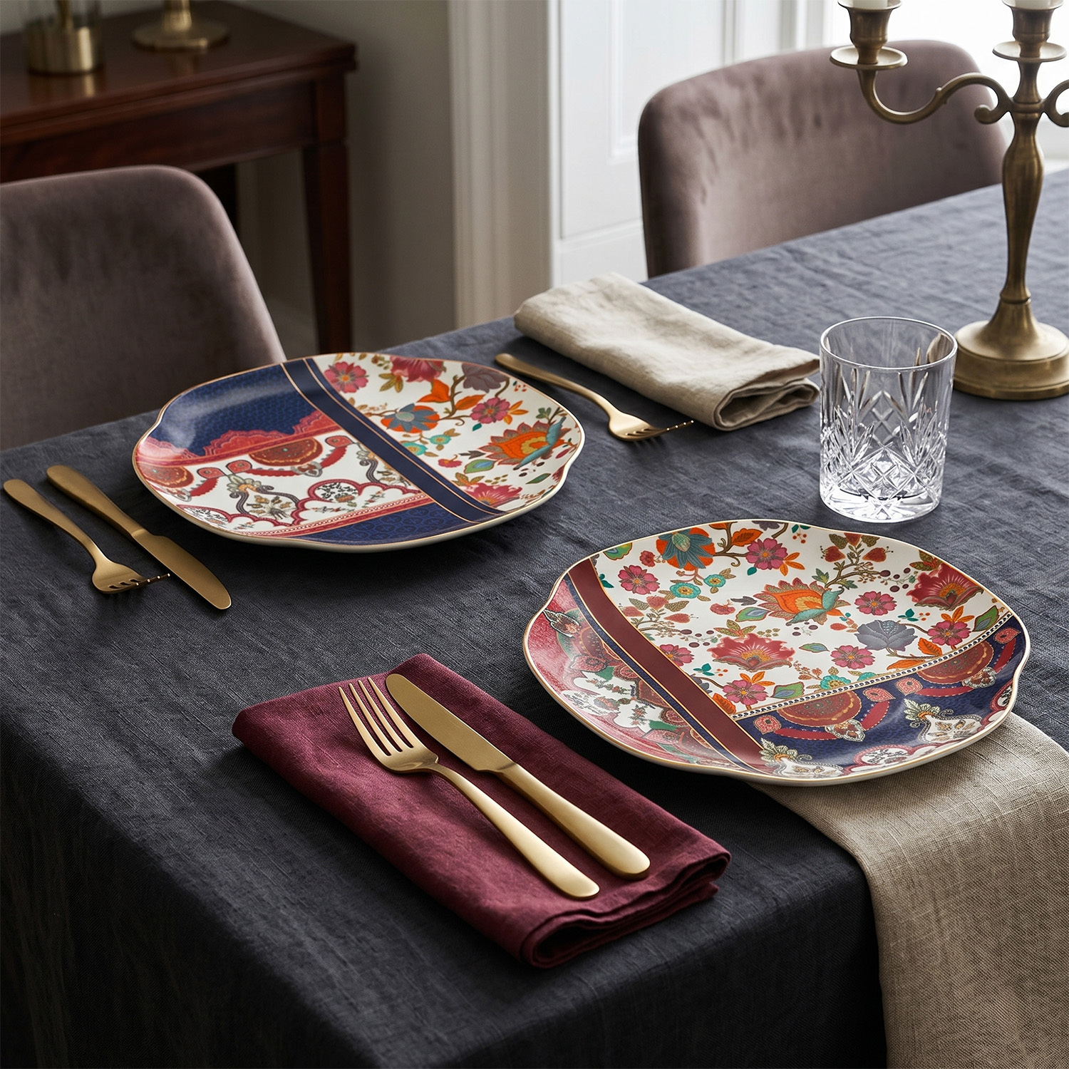 Etro Bone 20Cm 2Li Tabak Seti - 2