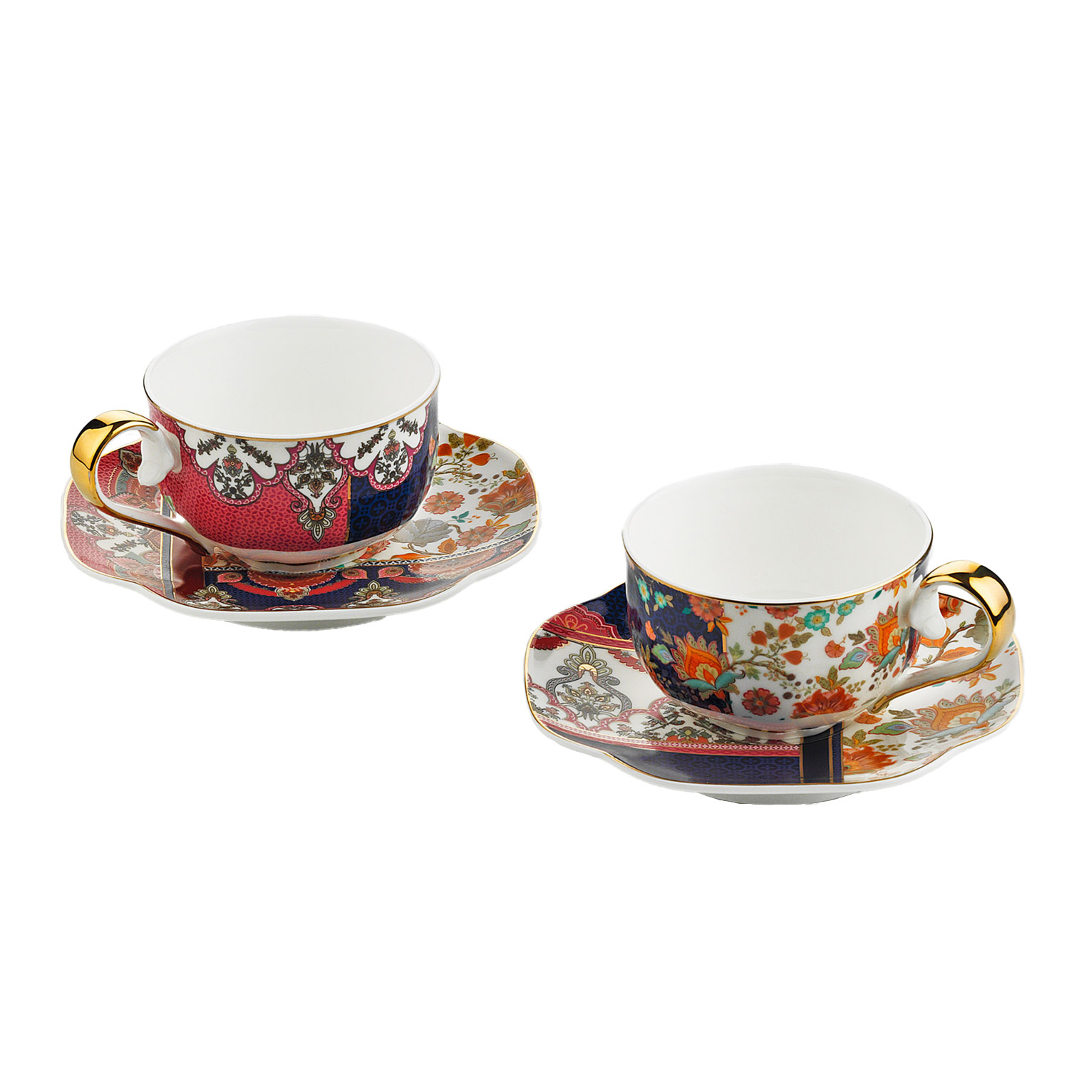 Etro Bone 2Li Çay Fincani Seti 250Cc - 1