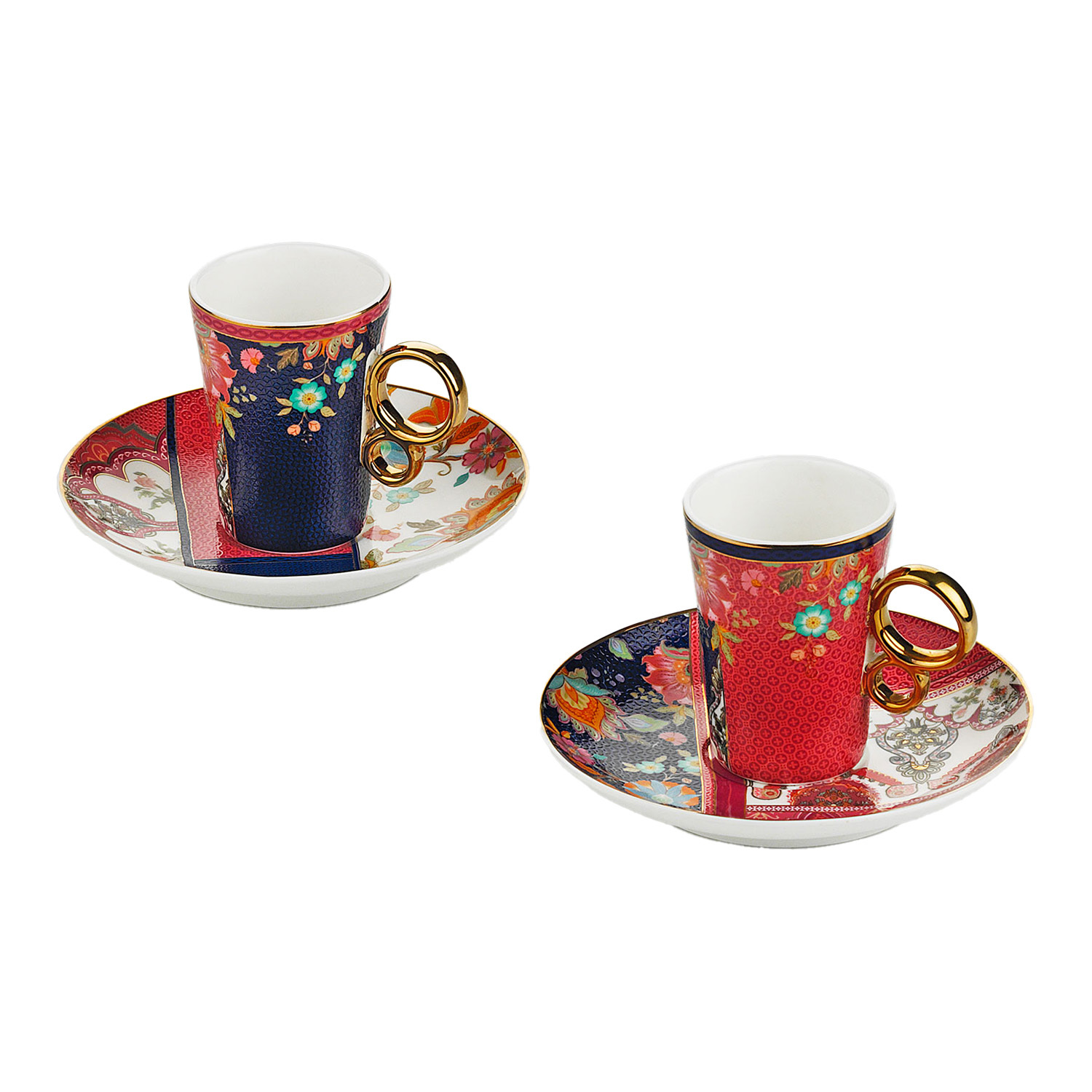 Etro Bone 2Li Kahve Fincani Seti - 1