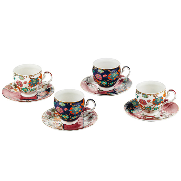 Etro Bone 4Lu Çay Fincani Seti 175Cc