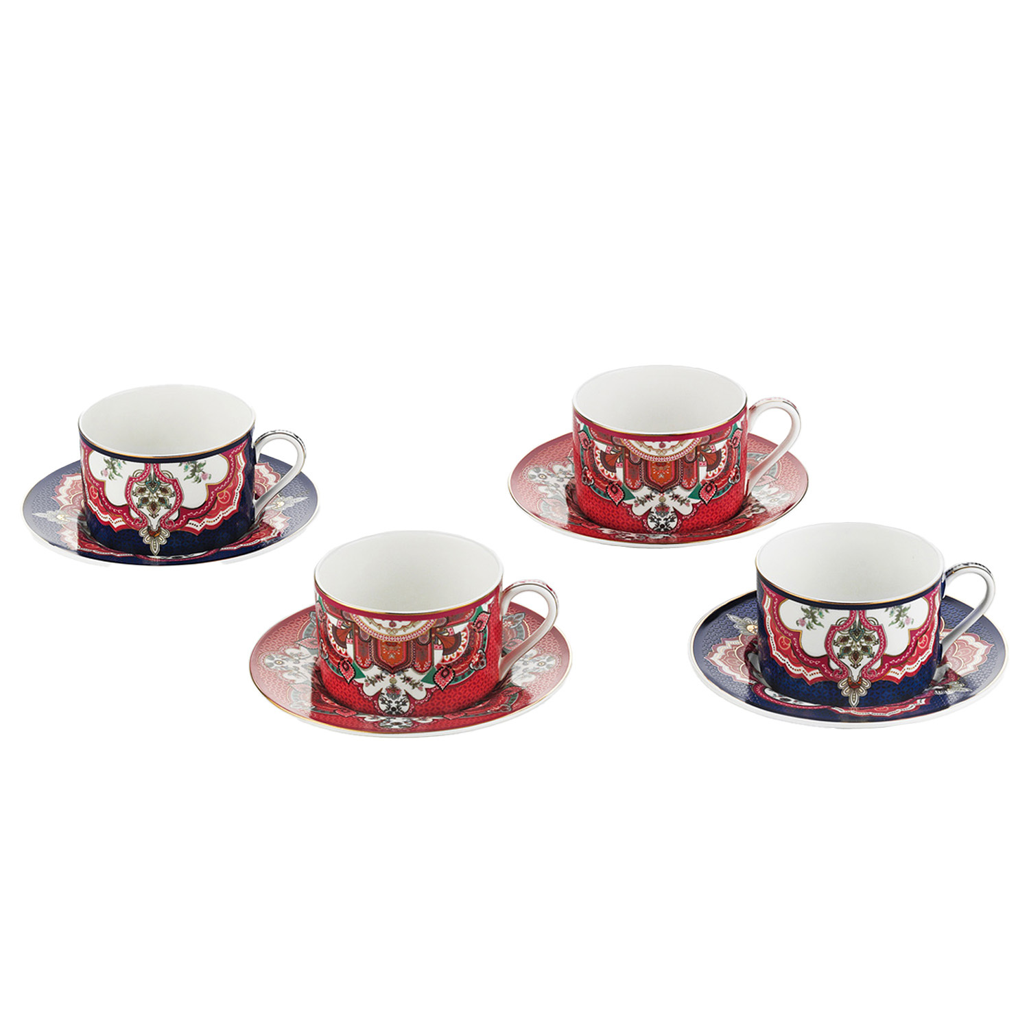 Etro Bone 4Lu Çay Fincani Seti 180Cc - 1