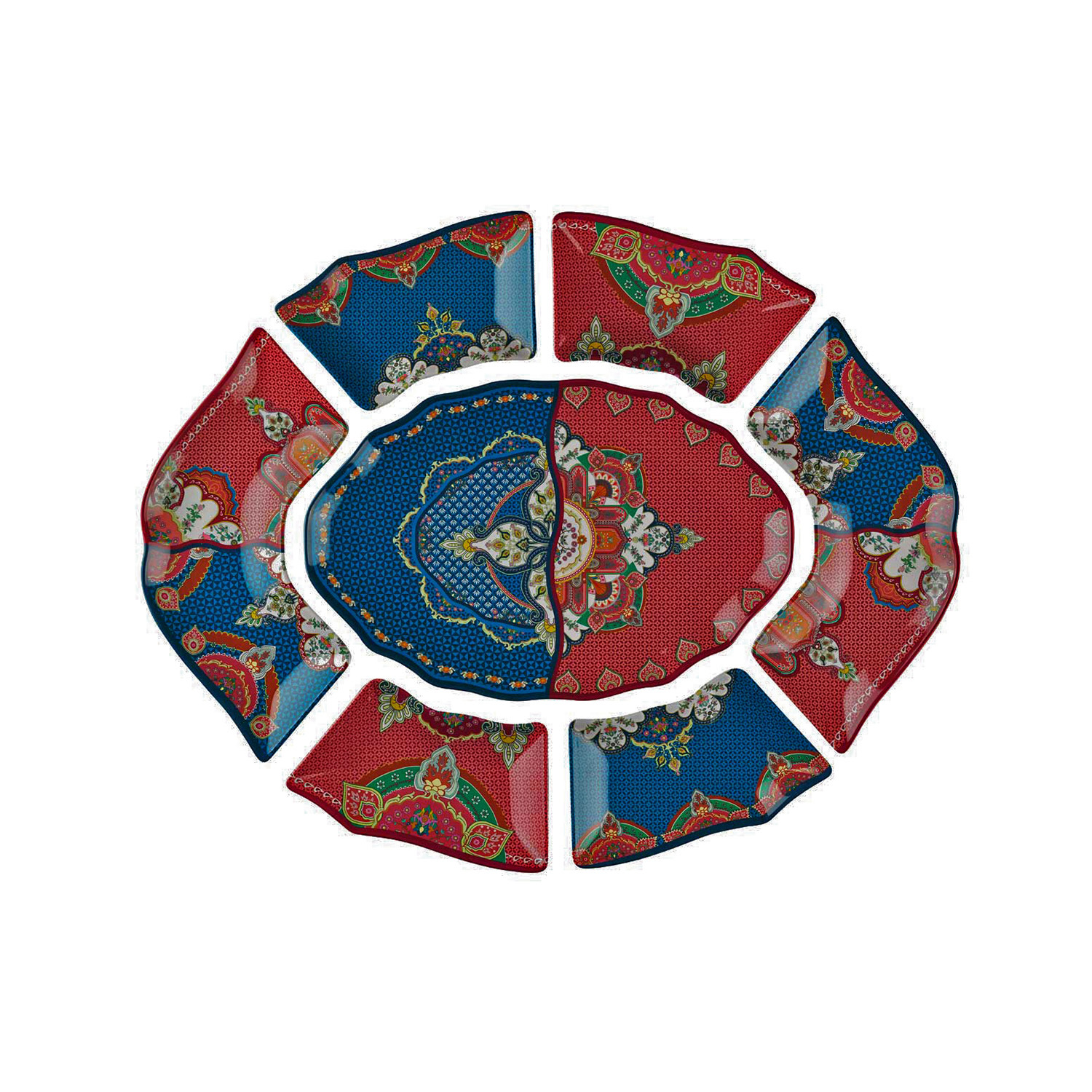 Etro Melamin 7 Parça Meze Seti - 1