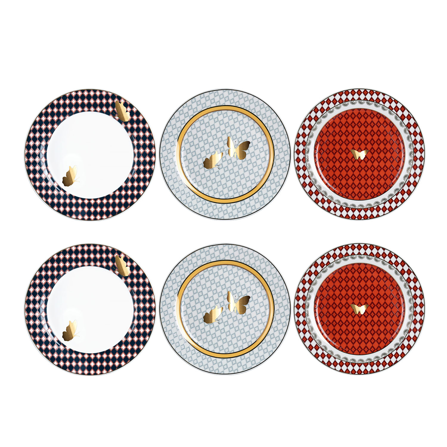 Evelyn Bone 20cm 6Li Tabak Seti - 1