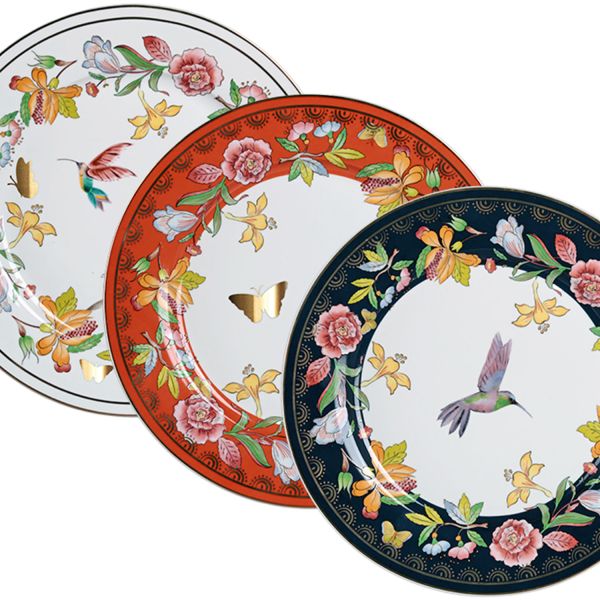 Lucky Art - Evelyn Bone 27cm 6Li Tabak Seti (1)