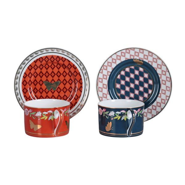 Lucky Art - Evelyn Bone 6Li Cay Fincani Seti (1)