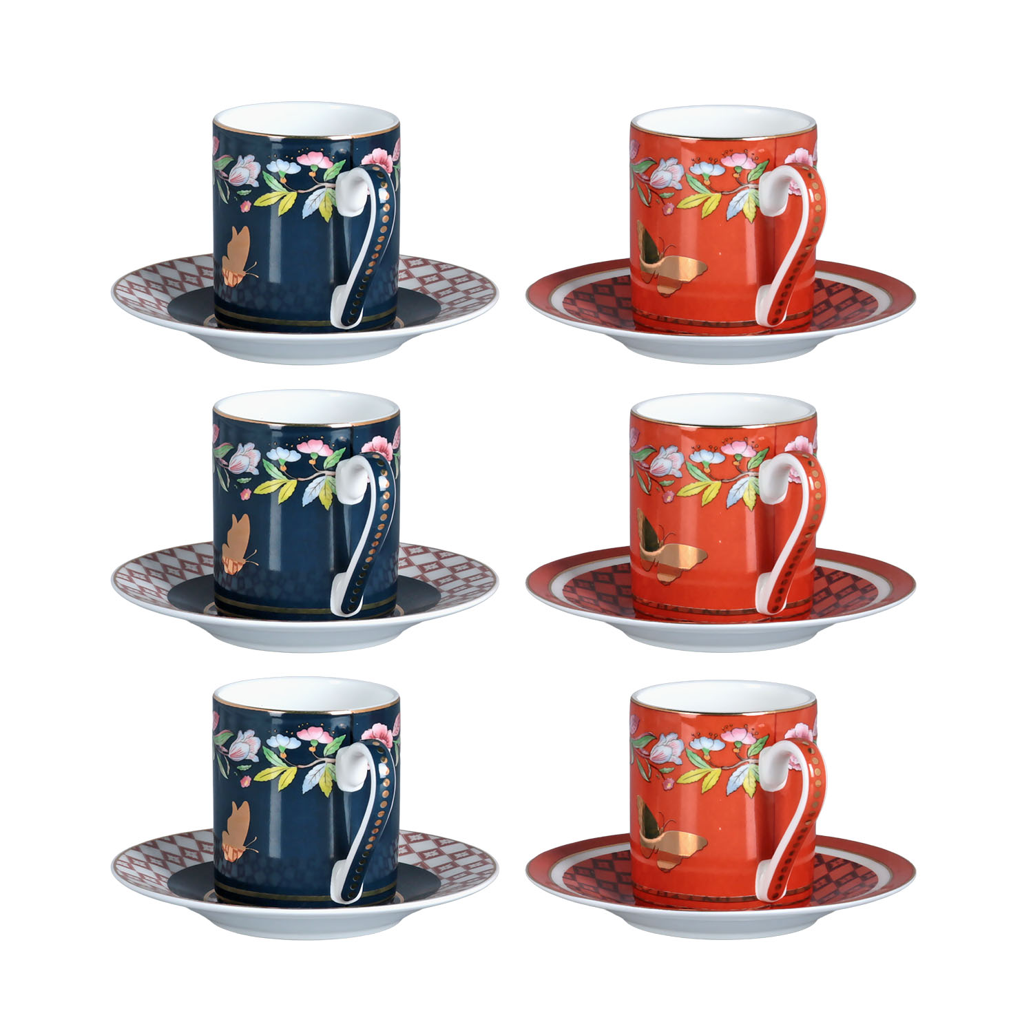 Evelyn Bone 6Li Kahve Fincani Seti - 1