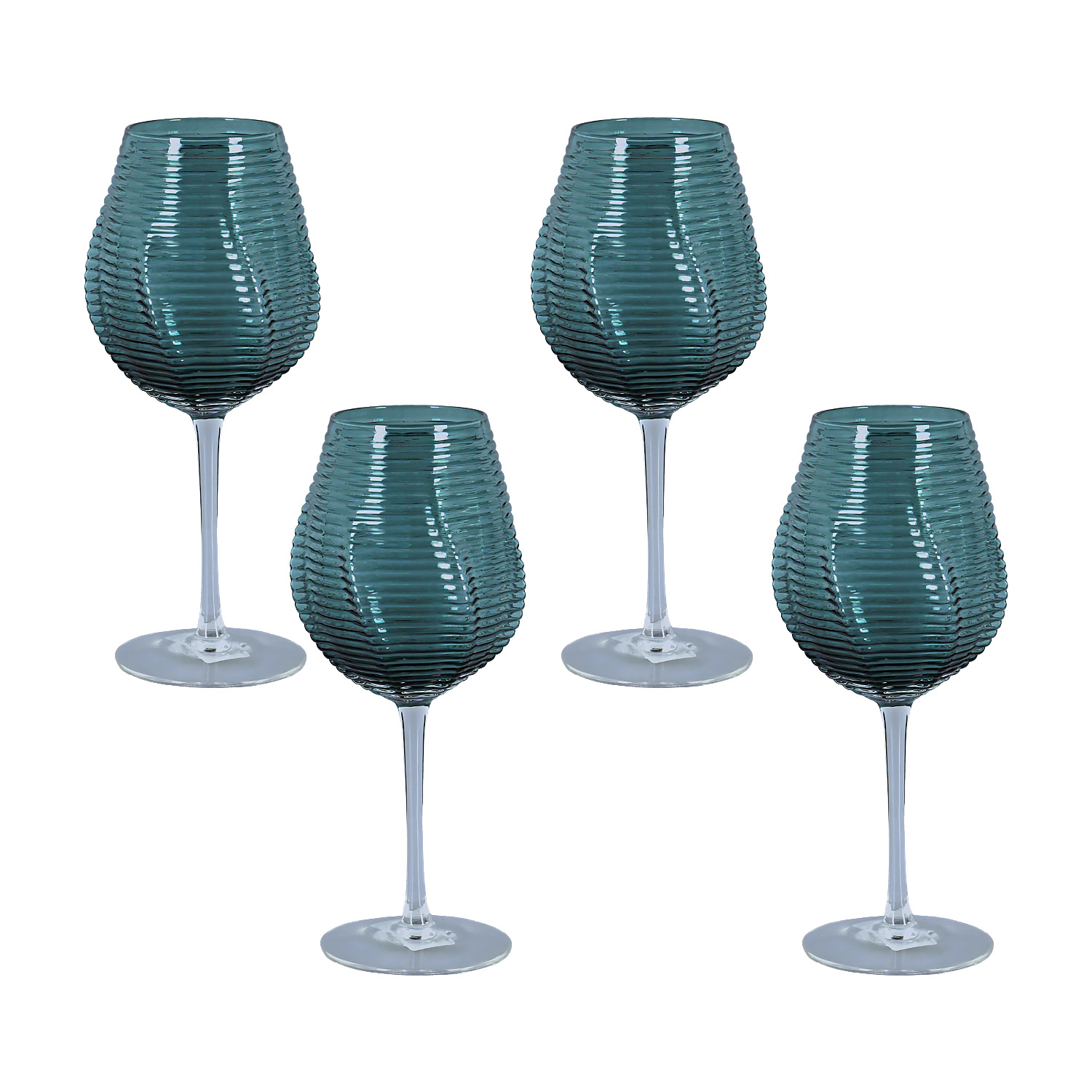 Florence Lucky Art 4Lu Cam Kadeh Seti Mavi - 1