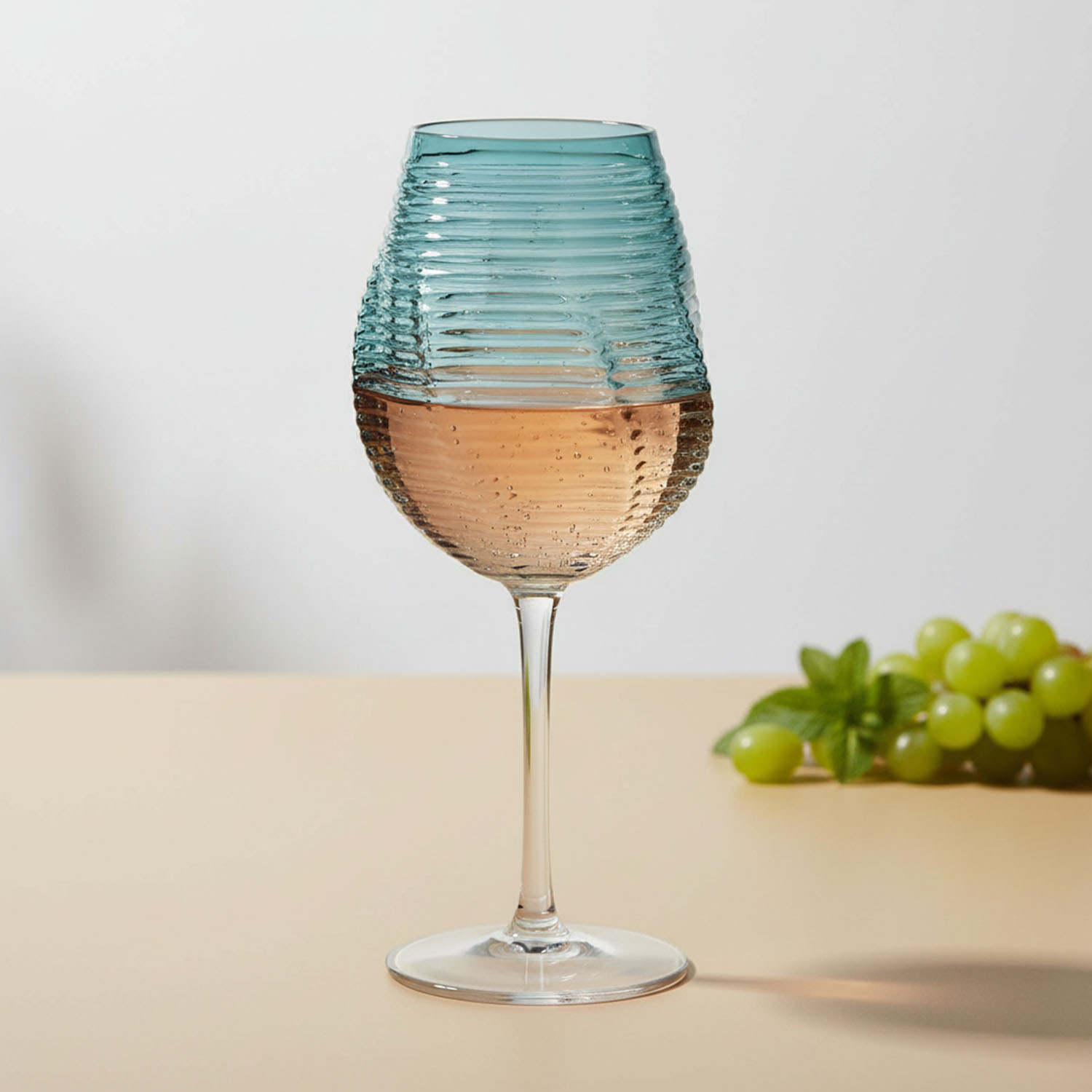 Florence Lucky Art 4Lu Cam Kadeh Seti Mavi - 3