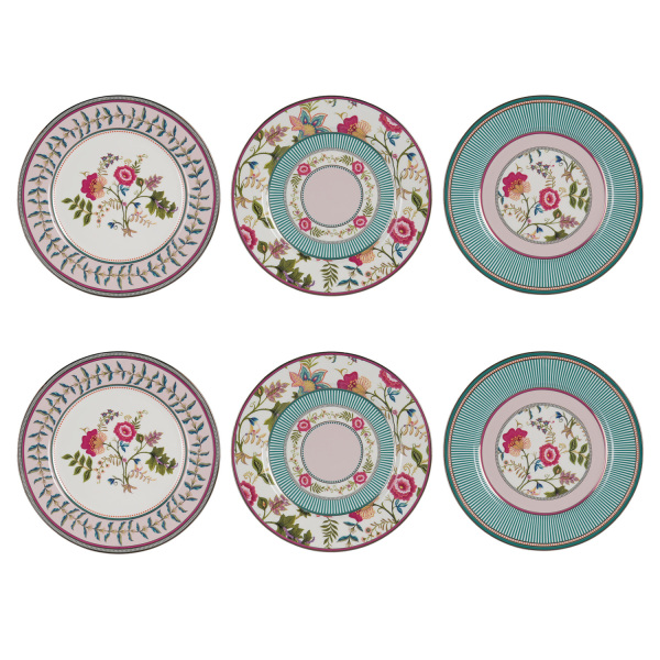 Florine Bone 20 Cm 6Lı Tabak Seti