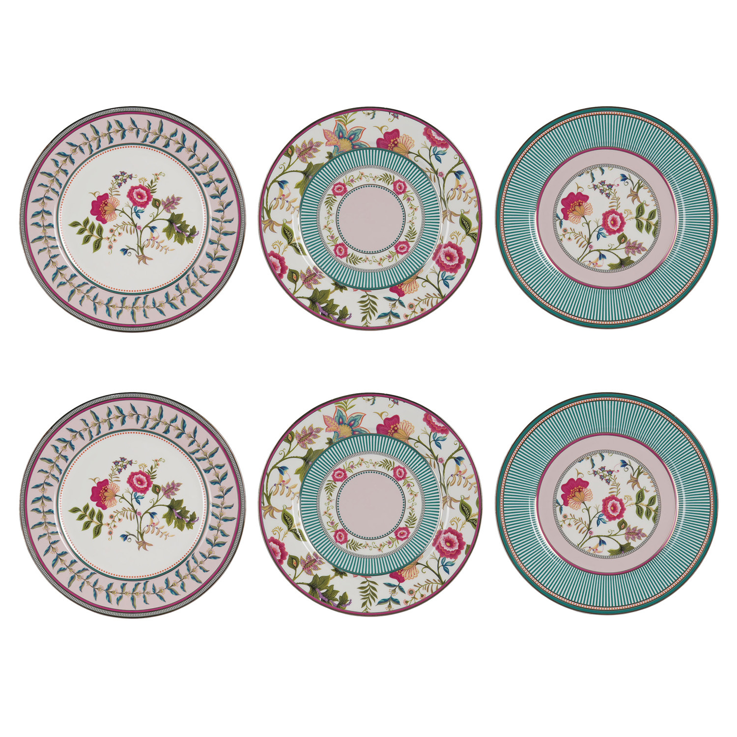 Florine Bone 20 Cm 6Lı Tabak Seti - 1