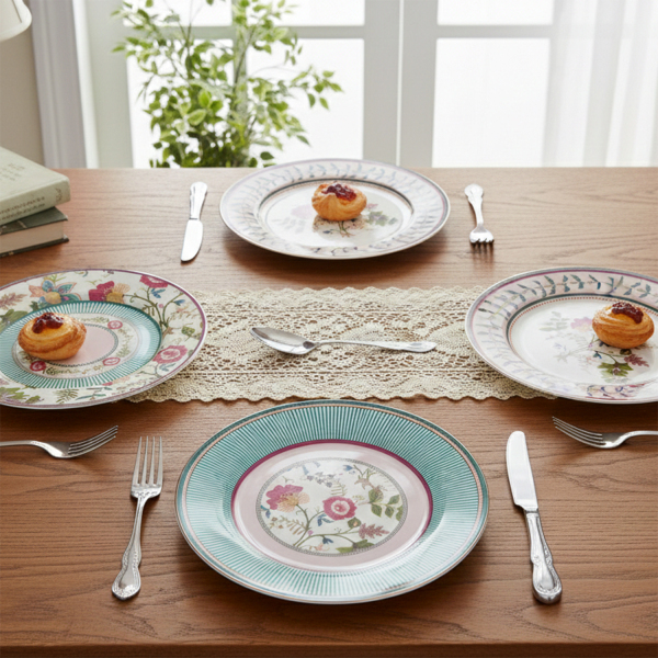 Florine Bone 20 Cm 6Lı Tabak Seti (1)