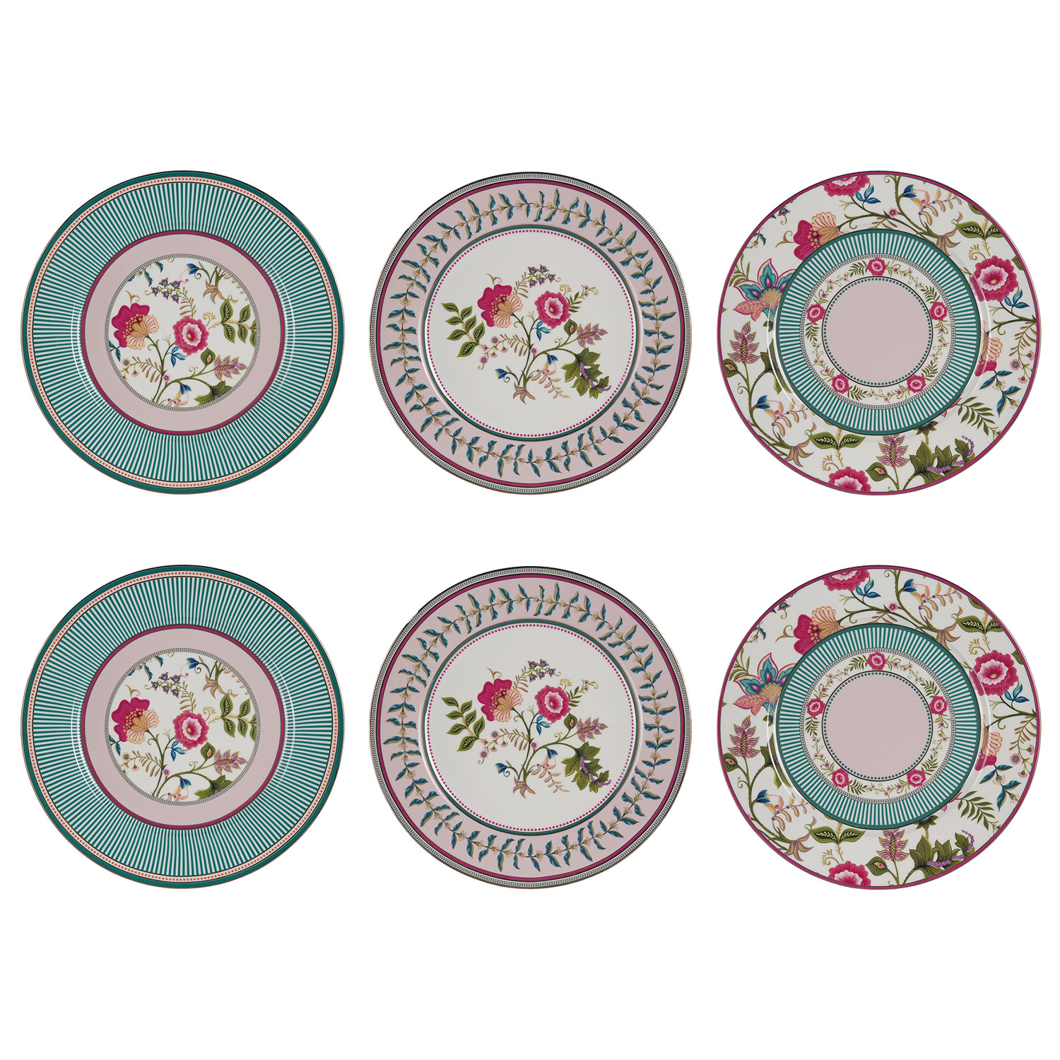 Florine Bone 27 Cm 6Lı Tabak Seti - 1