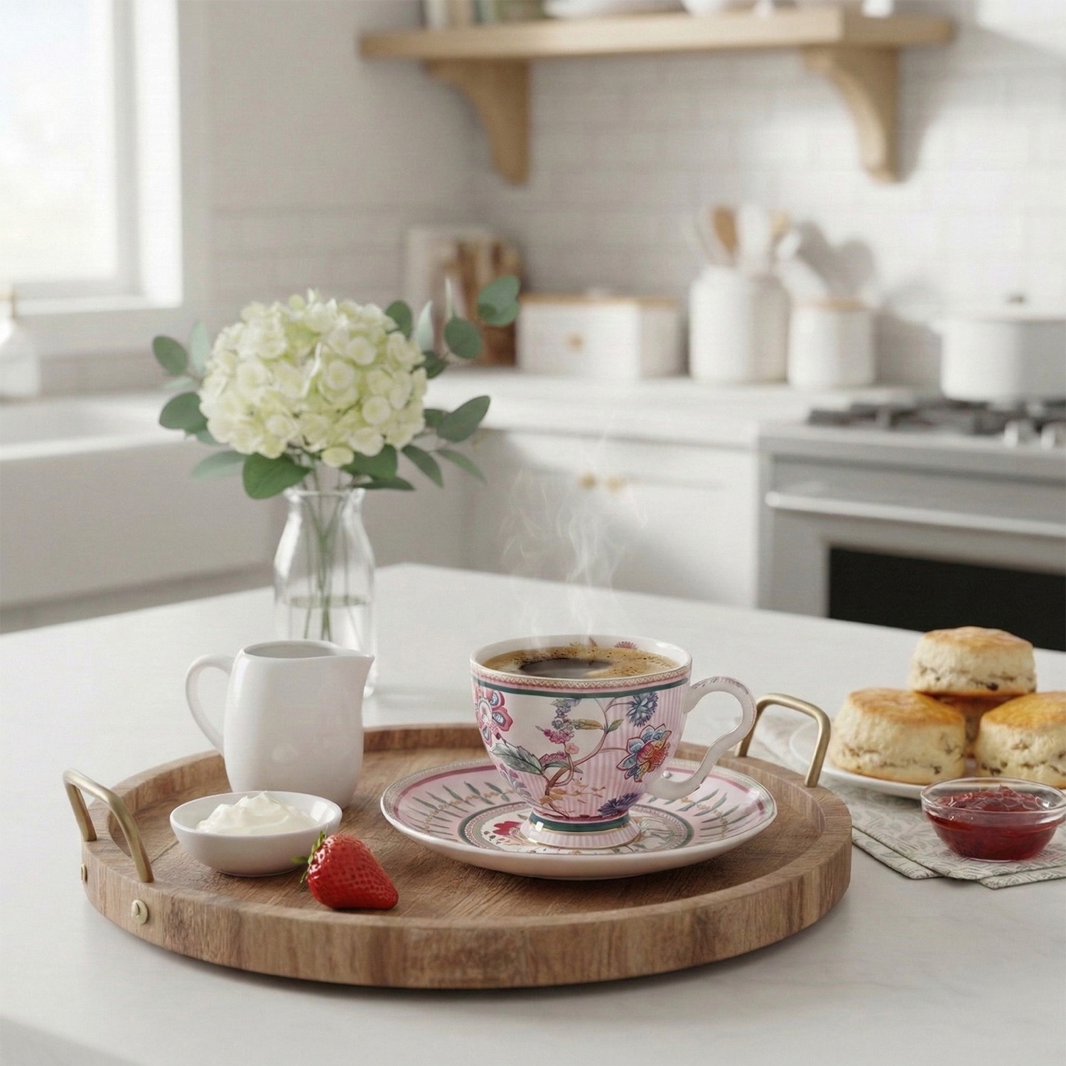 Florine Bone 6Lı Kahve Fincan Seti - 2