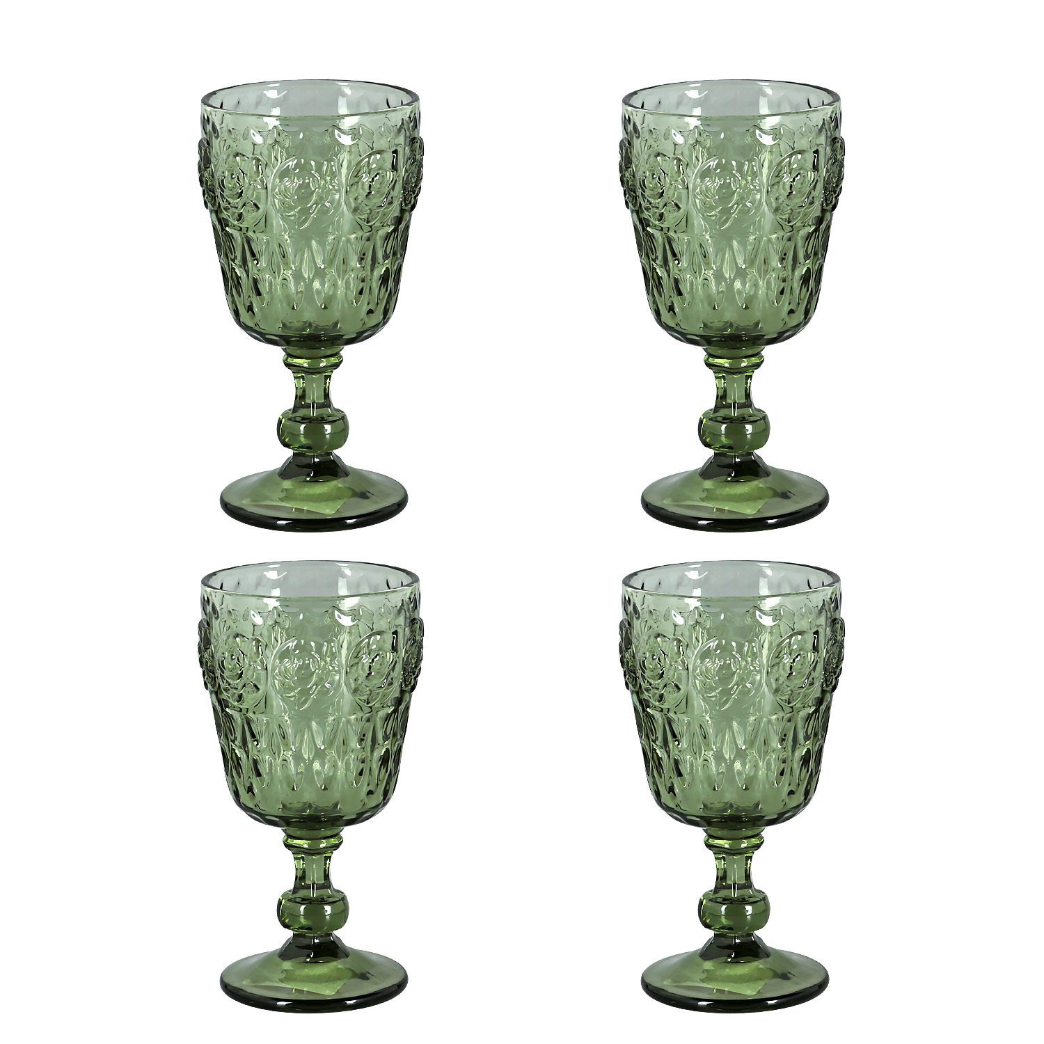 Florine Lucky Art 4Lu Cam Kadeh Seti Yeşil - 1