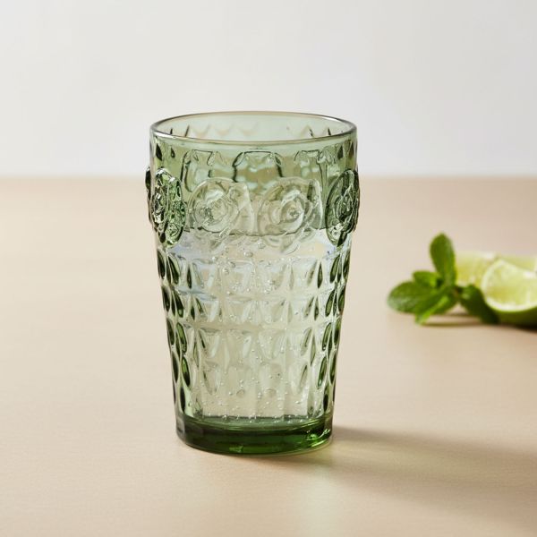 Florine Lucky Art 4Lu Cam Mesrubat Bardagı Seti Yeşil - 3