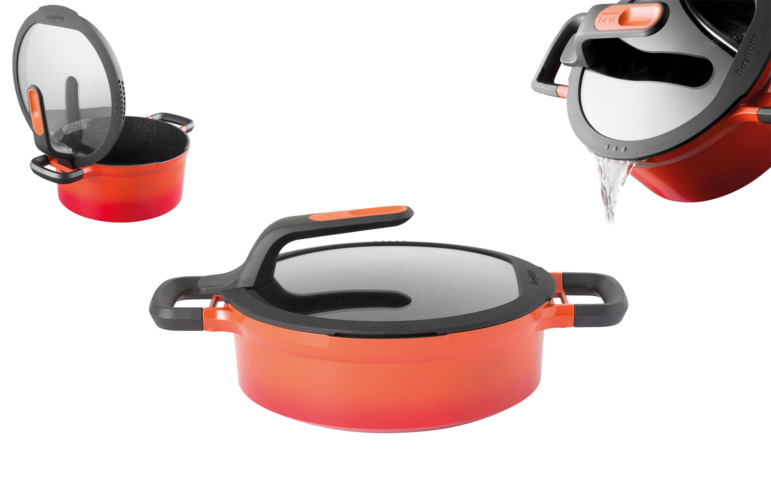 Gem Stay Cool Pilav Tenceresi Turuncu 24 Cm - 2