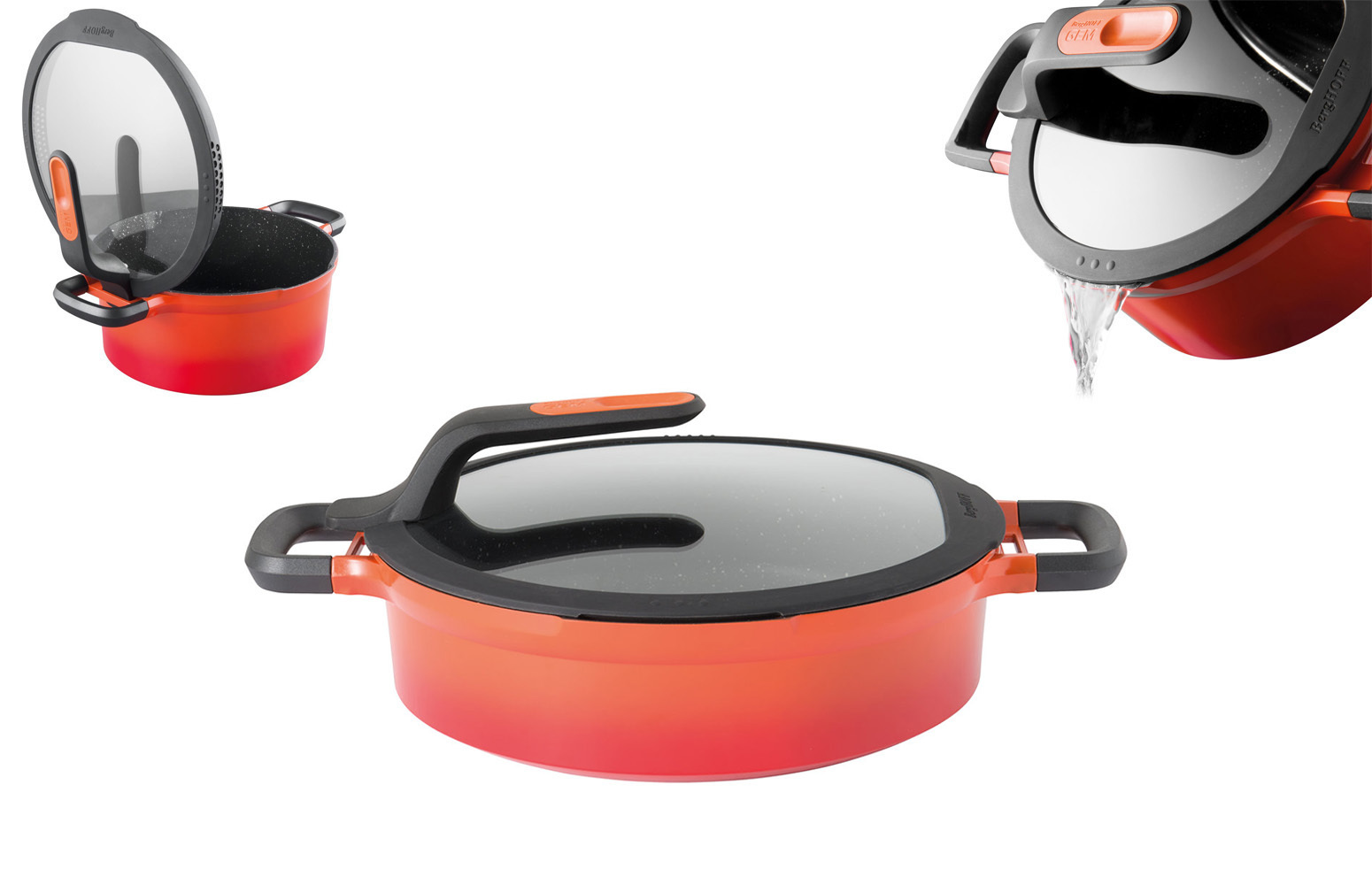 Gem Stay Cool Pilav Tenceresi Turuncu 28 Cm - 2