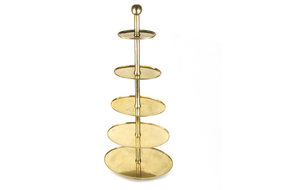 Gold Oval Katli Dekor 163 Cm