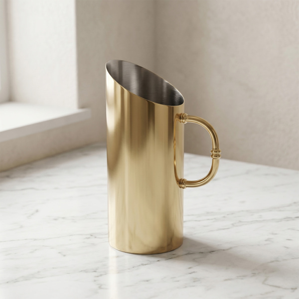 Gold Paslanmaz Çelik Tasarım Karaf 1600 ml (1)