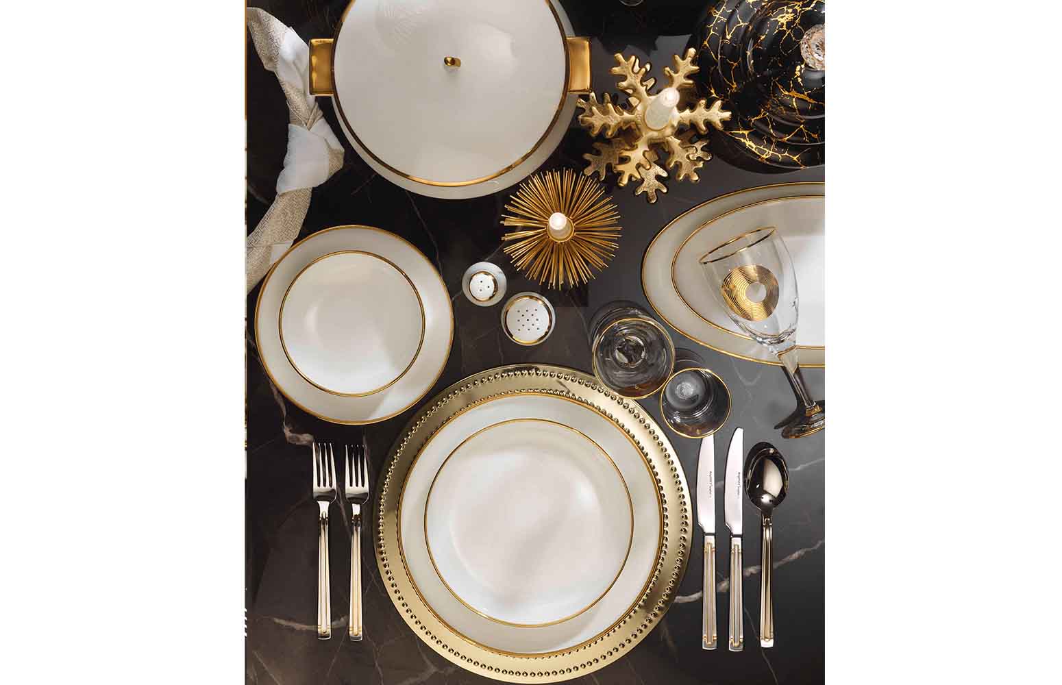 Berghoff Heritage Gold Bone China Yemek Takımı 60 Parça - 2