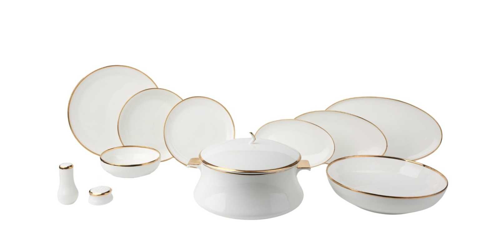 Berghoff Heritage Gold Bone China Yemek Takımı 60 Parça - 1