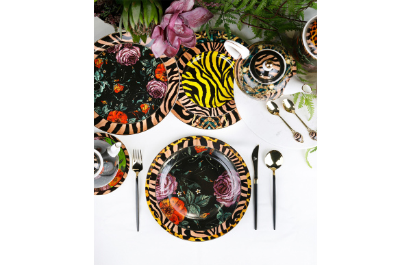 Juliet Paslanmaz Çelik Porselen 6 lı Çay Kaşığı Seti (1)