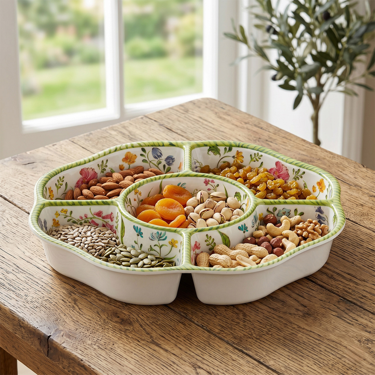 Laurus Melamin Bölmeli Çerezlik 38Cm - 2